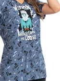 Tooniforms Frankenstein V Neck Scrub Top TF614 MSMW