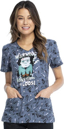 Tooniforms Frankenstein V Neck Scrub Top TF614 MSMW