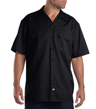 Buy black Dickies Short Sleeve Work Shirt 1574
