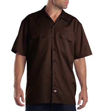Buy dark-brown Dickies Short Sleeve Work Shirt 1574