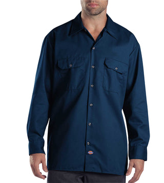 Buy dark-navy Dickies Long Sleeve Work Shirt 574