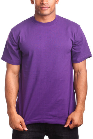 Buy purple Pro 5 USA Athletic Men&#39;s Cotton Short Sleeve T-Shirt