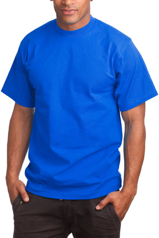 Buy royal-blue Pro 5 USA Athletic Men&#39;s Cotton Short Sleeve T-Shirt