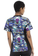 Tooniforms Licensed Peanuts Snoopy Halloween V Neck Scrub Top TF636 PNMK
