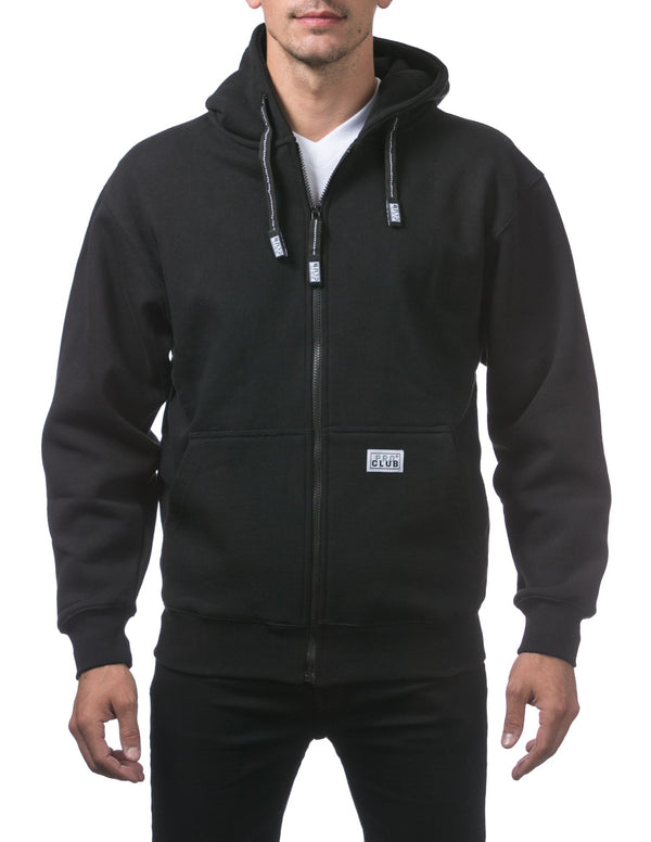 Pro Club Men's Heavyweight Full Zip Fleece Hoodie