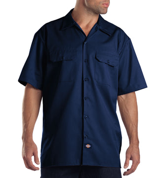 Buy dark-navy Dickies Short Sleeve Work Shirt 1574