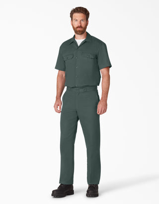 Buy huter-green Dickies Short Sleeve Work Shirt 1574