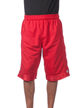 Buy red Pro Club Men&#39;s Heavyweight Mesh Basketball Shorts