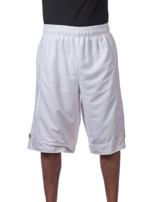 Buy white Pro Club Men&#39;s Heavyweight Mesh Basketball Shorts