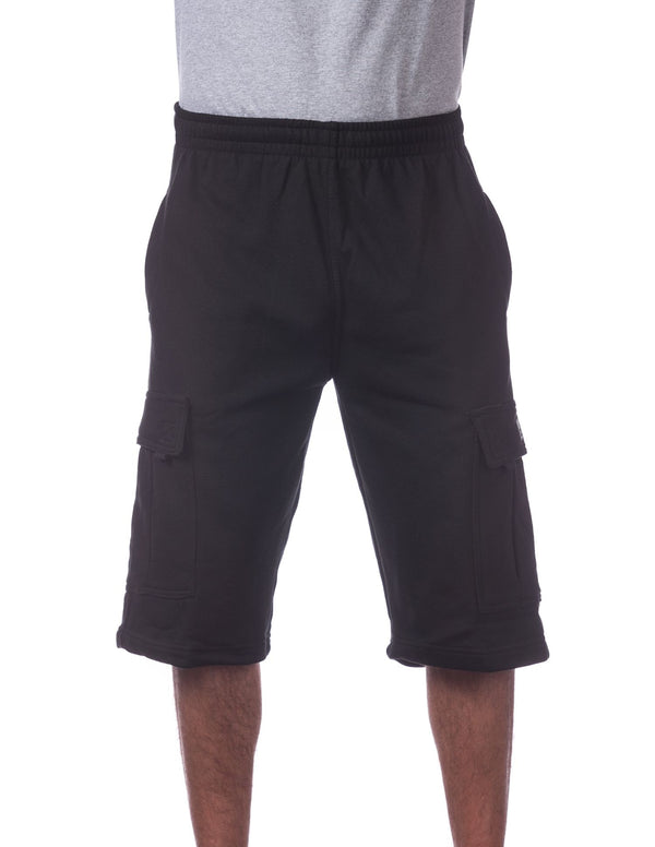 Pro Club Men's Heavyweight Fleece Cargo Shorts