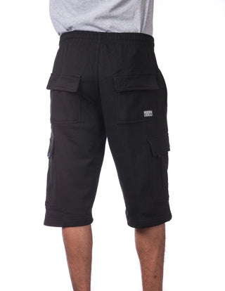 Pro Club Men's Heavyweight Fleece Cargo Shorts