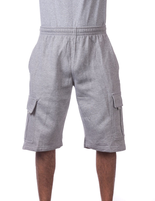 Pro Club Men's Heavyweight Fleece Cargo Shorts