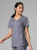 Maevn EON ACTIVE Women's Sporty Mesh Panel Top 1718