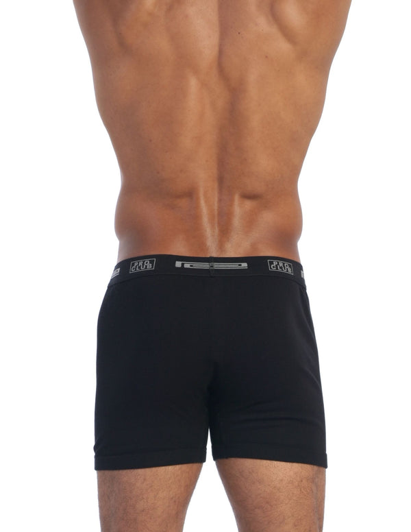 Pro Club Men's 2-Pack Comfort Soft Cotton Boxer Briefs