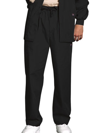 Buy black Cherokee Workwear Unisex Elastic+Drawstring Utility Pant