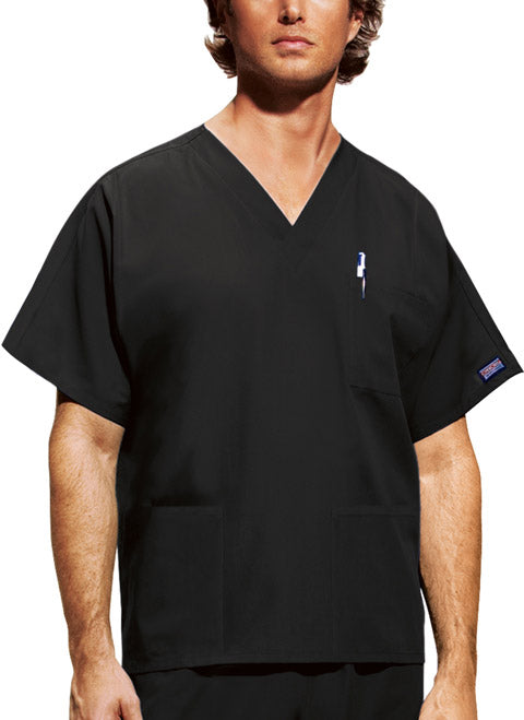 Cherokee Workwear Unisex V-Neck 3-Pocket Solid Scrub Top