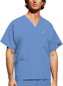 Cherokee Workwear Unisex V-Neck 3-Pocket Solid Scrub Top