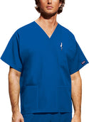 Cherokee Workwear Unisex V-Neck 3-Pocket Solid Scrub Top