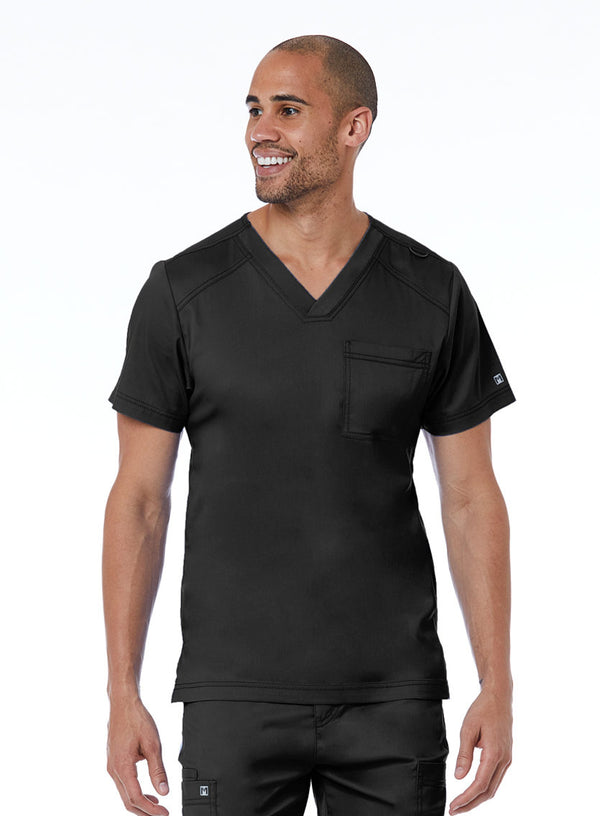 Maevn Matrix Men's 1-Pocket STRETCH V-Neck Scrub Top 5501