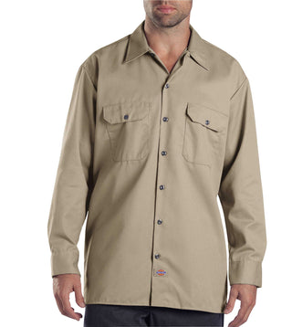 Buy desert-khaki Dickies Long Sleeve Work Shirt 574