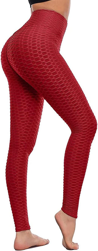 Buy red New Mix Honeycomb Leggings Final Sale!