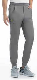 Maevn Matrix Men's 5-Pocket STRETCH Half Elastic Waistband Jogger Scrub Pants 8501
