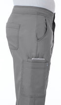 Maevn Matrix Men's 5-Pocket STRETCH Half Elastic Waistband Jogger Scrub Pants 8501