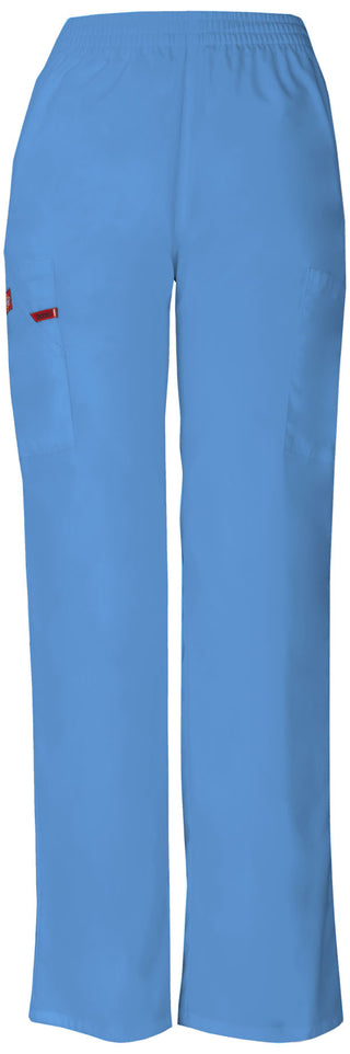 Buy ceil-blue Dickies Women&#39;s Every Day Scrub Pull-on Elastic Cargo Pant 86106
