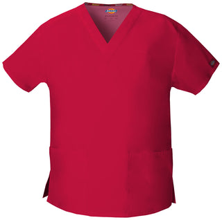 Buy red Dickies Every Day Scrubs Women&#39;s Top V-neck Top 86706
