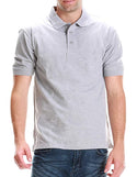 ALL Polo Men's Short Sleeve Regular Fit Solid 3 Button Polo Shirts