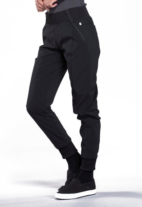 Cherokee Infinity Women's 5-Pocket STRETCH Tapered Jogger Cargo Scrub Pants