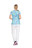 Dickies EDS V-NECK PRINT SCRUB TOP Babies Are Magical - DK700 BBMA