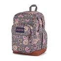 JanSport COOL STUDENT BACKPACK Boho Floral Graphite Grey