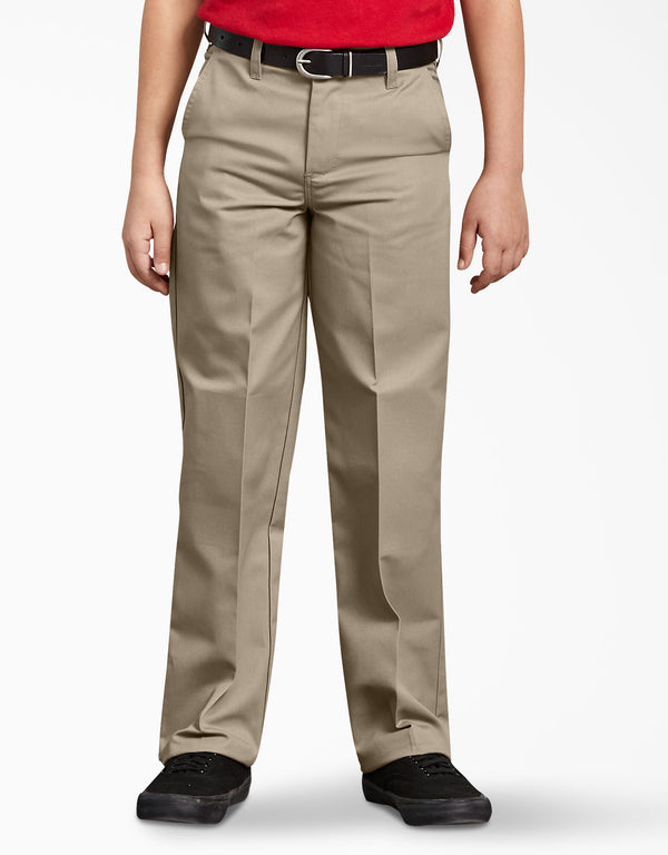 Dickies Boy's Classic Fit Straight Leg Flat Front Pants 56362 - Final SALE!