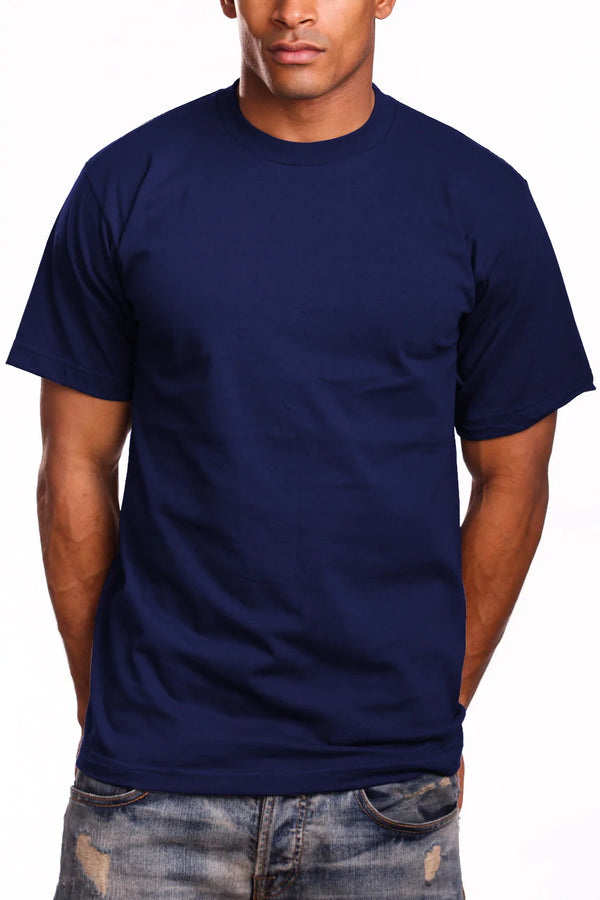 Pro 5 USA Men's Super Heavy Cotton Short Sleeve Crew Neck T-Shirt