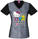 Tooniforms Women's Hello Kitty V-Neck Print Scrub Top-TF602XB6 HKET