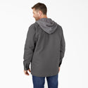Dickies Fleece Hooded Duck Shirt Jacket with Hydroshield