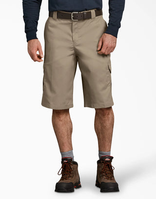 Buy desert-khaki Dickies Relaxed Fit Cargo Shorts, 13&quot; WR557