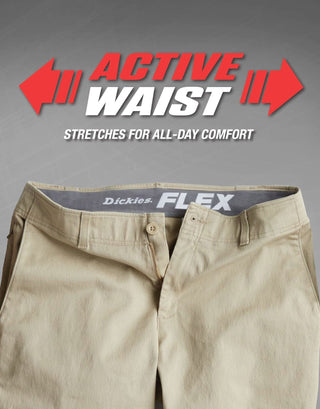 Dickies X-Series Active Waist Slim Tapered Fit Washed Chino Pants