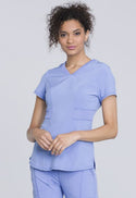 CHEROKEE INFINITY ANTIMICROBIAL PROTECTION V-NECK TOP CK623A