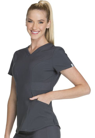 CHEROKEE INFINITY ANTIMICROBIAL PROTECTION V-NECK TOP CK623A